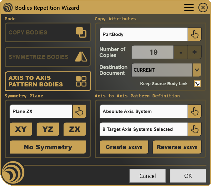 Bodies Repetition Wizard